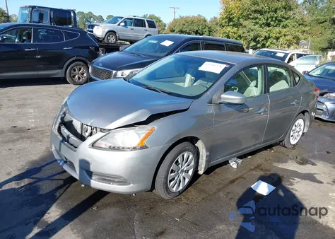2013 Nissan Sentra Sv z USA, uszkodzony, nr VIN 3N1AB7AP6DL678718